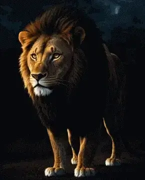 LowRA Image of a lion in cinematic lighting generated by GoAPI's Stable Diffusion API using LoRA models