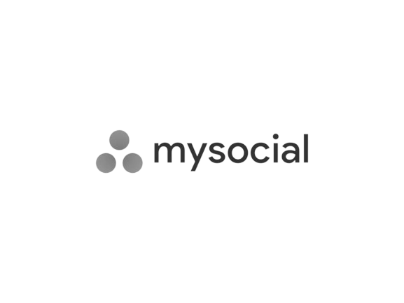 The logo of the team mysocial who is using our API service